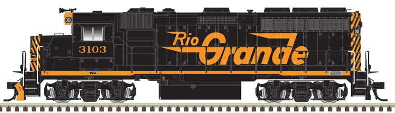 Atlas Master Gold Series HO 10004250 DCC/ESU LokSound V5 Equipped EMD GP40-2 Locomotive Denver & Rio Grande Western D&RGW #3103