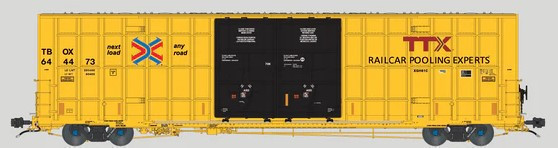 Aurora Miniatures HO 306022 Greenbrier 7550 cf 60' Plate F Boxcar TBOX 'XGH61C w/ High Markings' TBOX #644542