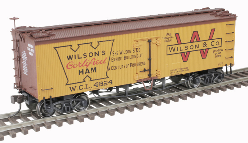 Atlas Master HO 20007204 36' Wood Reefer Wilson Packing Certified Ham WCL #4828
