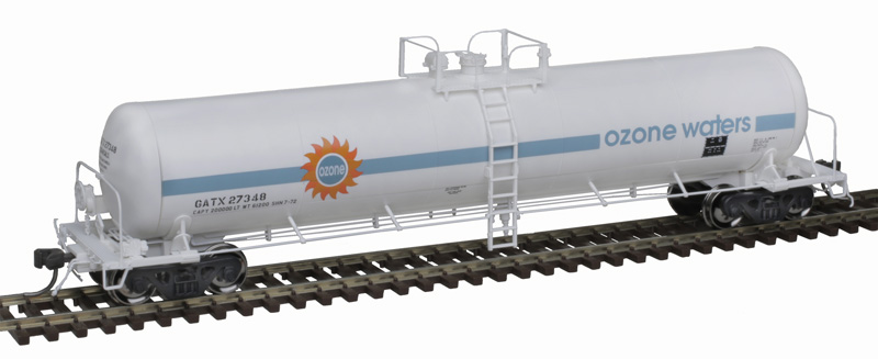 Atlas Master HO 20006972 GATX 20,700-Gallon Tank Car Ozone Waters GATX #27348