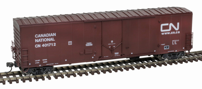 Atlas HO 20006520 NSC 50' Newsprint Plug-Door Boxcar Canadian National 'Website Logo' CN #401712
