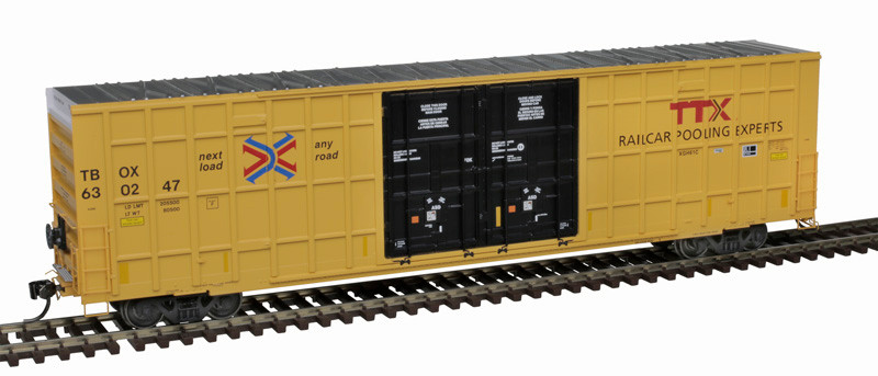 Atlas Master HO 20007273 Gunderson 7550 Double Plug-Door Boxcar TTX 'High Reporting Marks' TBOX #630148