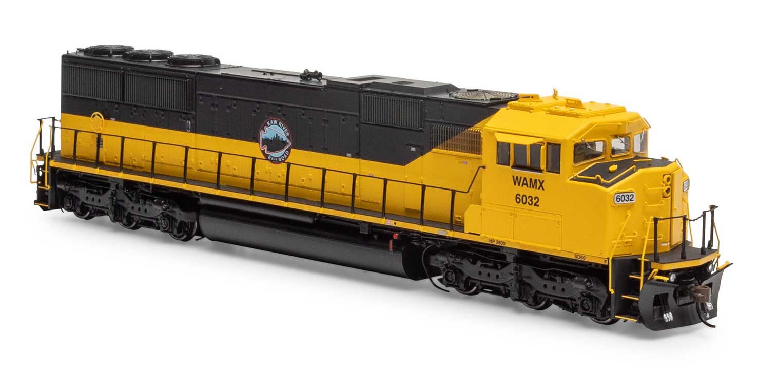 Athearn Genesis HO ATHG75544 DCC Ready EMD SD60M 'Tri-Clops' Locomotive WAMX #6032