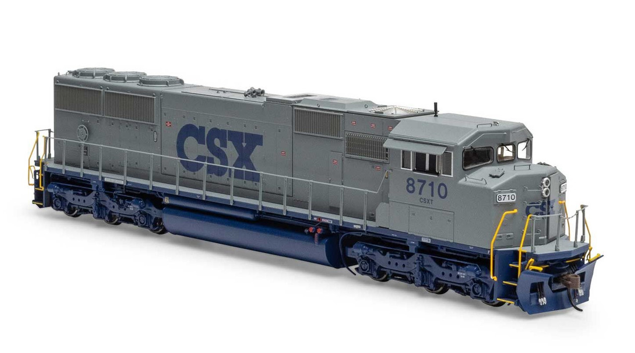 Athearn Genesis HO ATHG75636 DCC/Tsunami 2 Sound Equipped EMD SD60M 'Tri-Clops' Locomotive CSX CSXT #8710