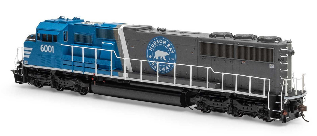 Athearn Genesis HO ATHG75646 DCC/Tsunami 2 Sound Equipped EMD SD60M 'Tri-Clops' Locomotive Hudson Bay Railway HBRY #6001