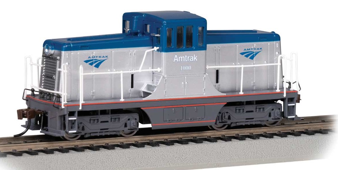 Bachmann HO 68205 DCC/Tsunami 2 Sound Equipped GE 44-Ton Switcher Amtrak #1000