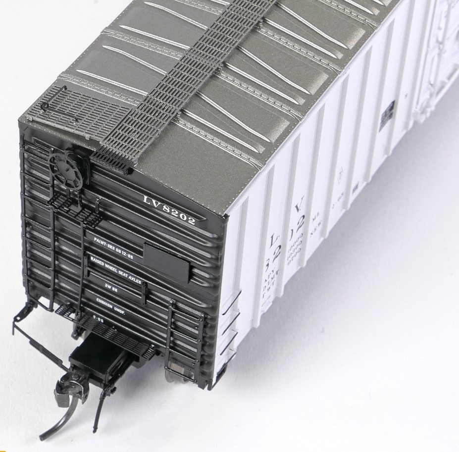 Tangent Scale Models HO 14036-06 PRR Shops X58 Plug Door Boxcar Lehigh Valley 'Delivery 12-1965 X58B' LV #8218