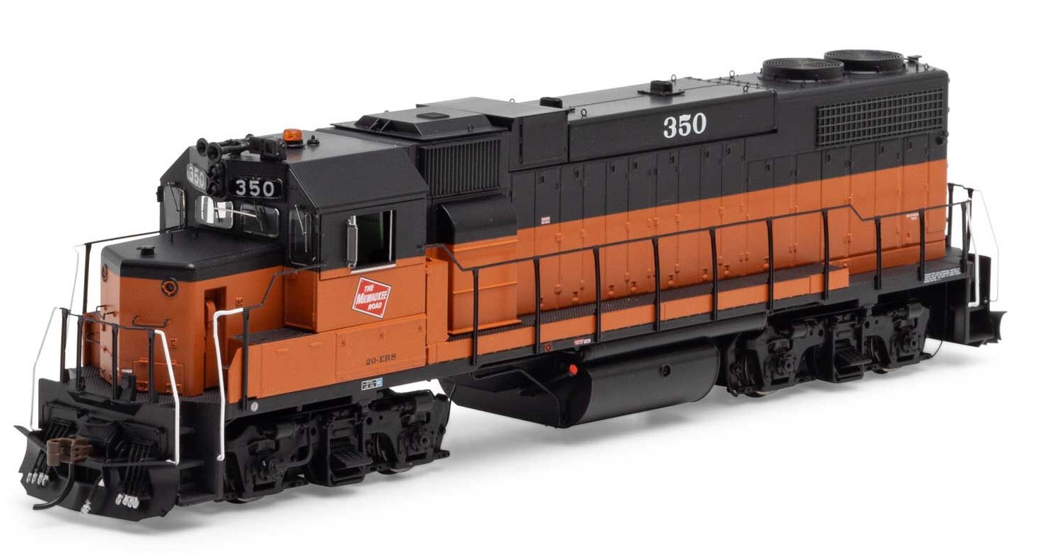 Athearn Genesis HO ATHG71740 DCC Ready GP38-2 Locomotive Milwaukee Road MILW #350