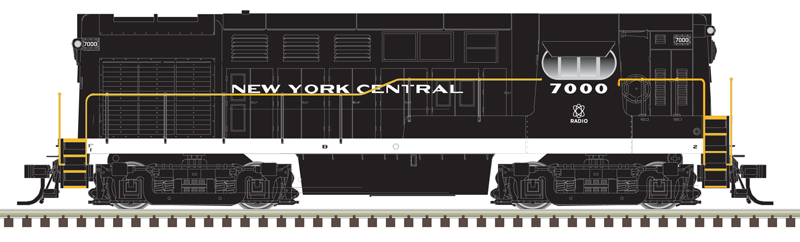 Atlas Master Silver Series N 40005524 DCC Ready Fairbanks-Morse H16-44 Locomotive New York Central NYC #7001