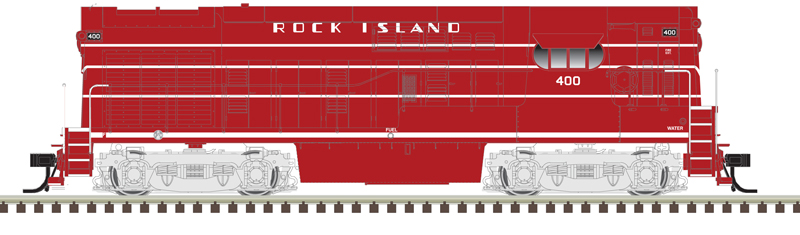 Atlas Master Gold Series N 40005544 DCC/ESU LokSound V5 Equipped Fairbanks-Morse H15-44 Locomotive Rock Island RI #400