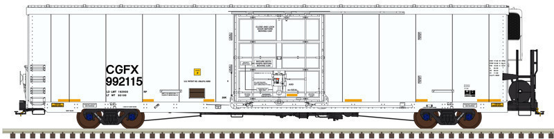 Atlas Master N 50006577 TrinityRail 64' Modern Reefer Cedar Grove Logistics CGFX #992143