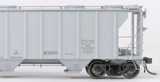 Tangent Scale Models HO 35162-02 Pullman-Standard 2929 Covered Hopper Louisville and Nashville 'Delivery Gray 10-1963' L&N #38755