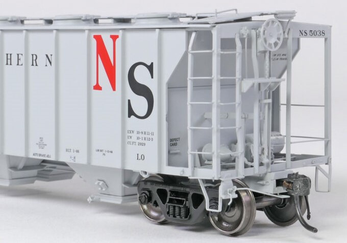 Tangent Scale Models HO 35163-04 Pullman-Standard 2929 Covered Hopper Norfolk Southern (Original NS) 'Delivery Gray 1-1966' NS #5038