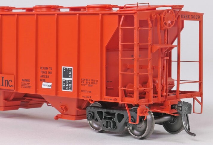 Tangent Scale Models HO 35164-01 Pullman-Standard 2929 Covered Hopper 'Texas Industries 1980' USEX #5015