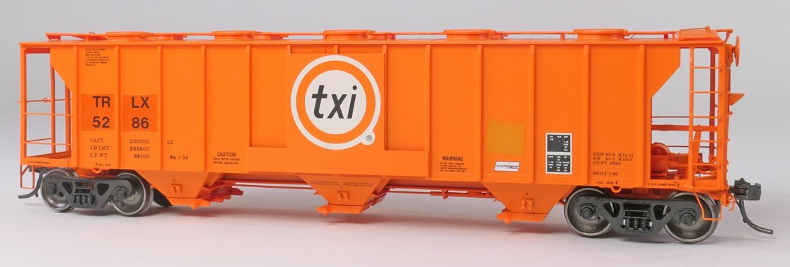 Tangent Scale Models HO 35165-01 Pullman-Standard 2929 Covered Hopper TRLX “Ex-Texas Industries 1993+' TRLX #5286