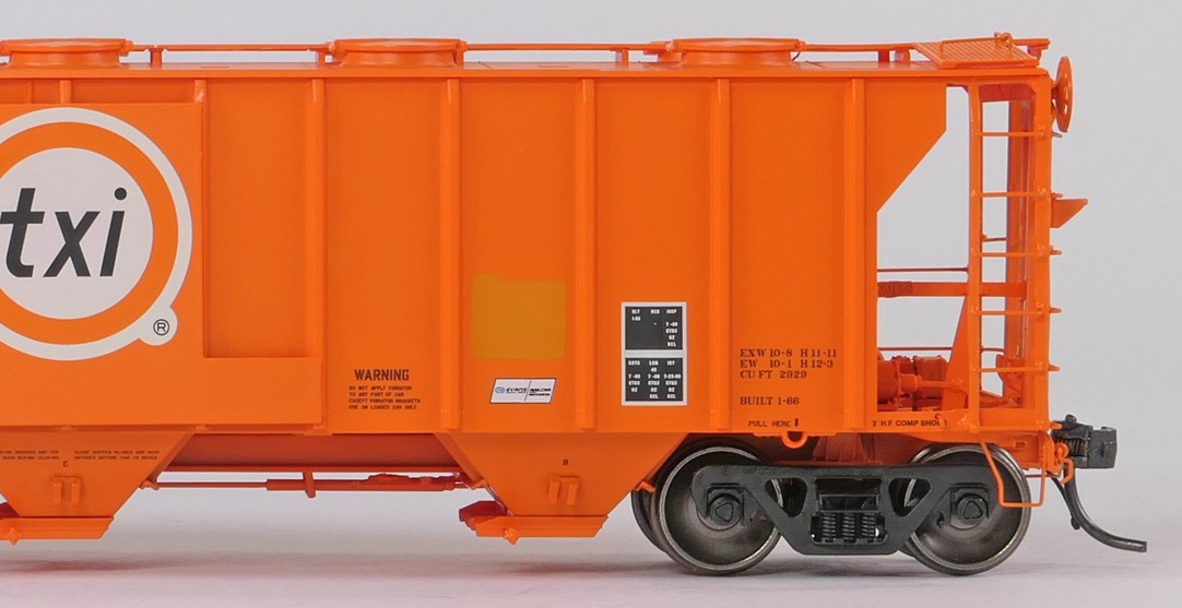 Tangent Scale Models HO 35165-01 Pullman-Standard 2929 Covered Hopper TRLX “Ex-Texas Industries 1993+' TRLX #5286