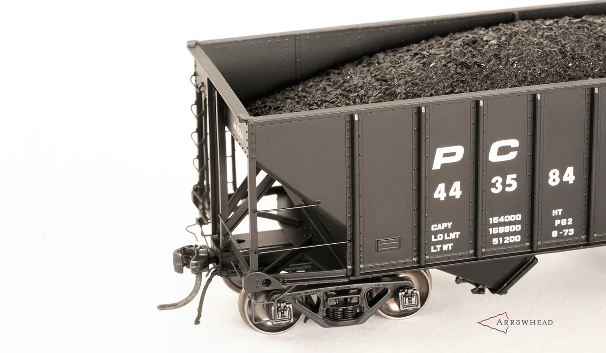 Arrowhead HO 1008-2 Penn Central Committee Design Hopper Penn Central PC #443686