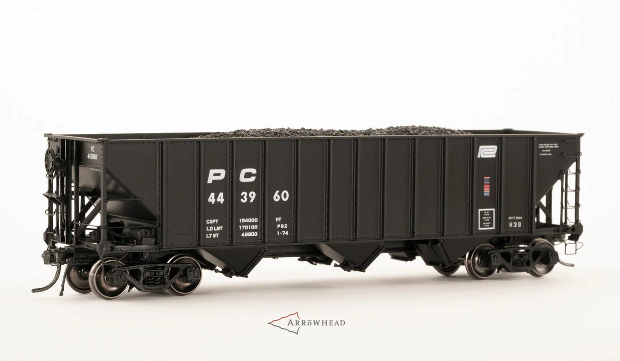 Arrowhead HO 1009-2 Penn Central Committee Design Hopper Penn Central PC #443745