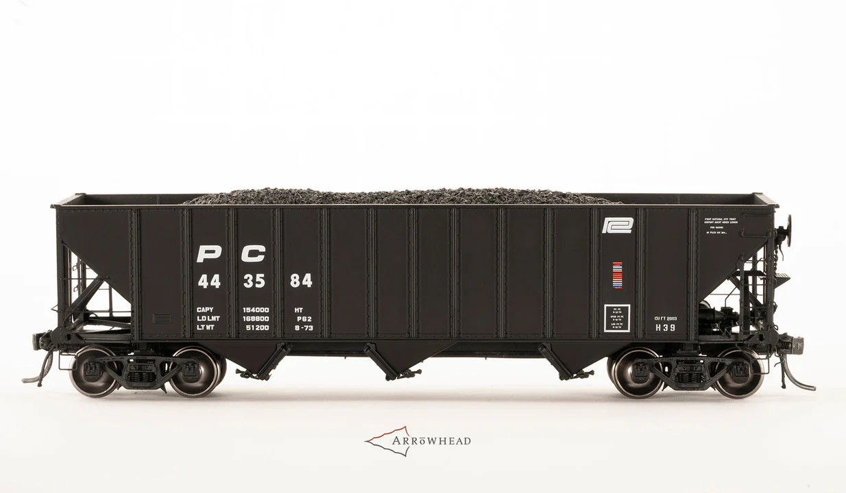 Arrowhead HO 1010-3 Penn Central Committee Design Hopper Penn Central PC #443993
