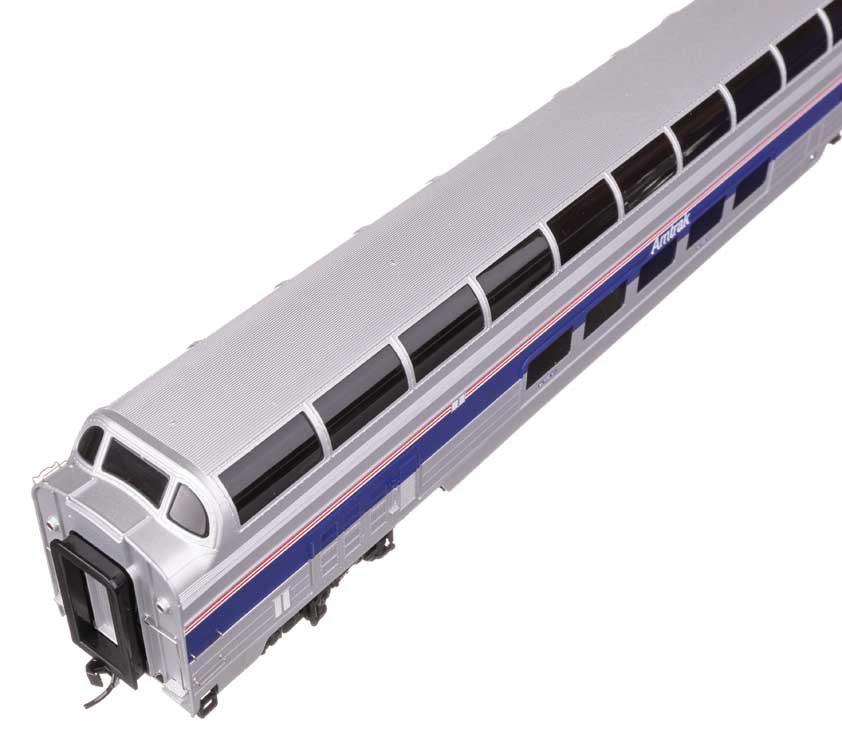 WalthersProto HO 920-13602 85' Budd Great Dome Amtrak Ph IV w/Decal
