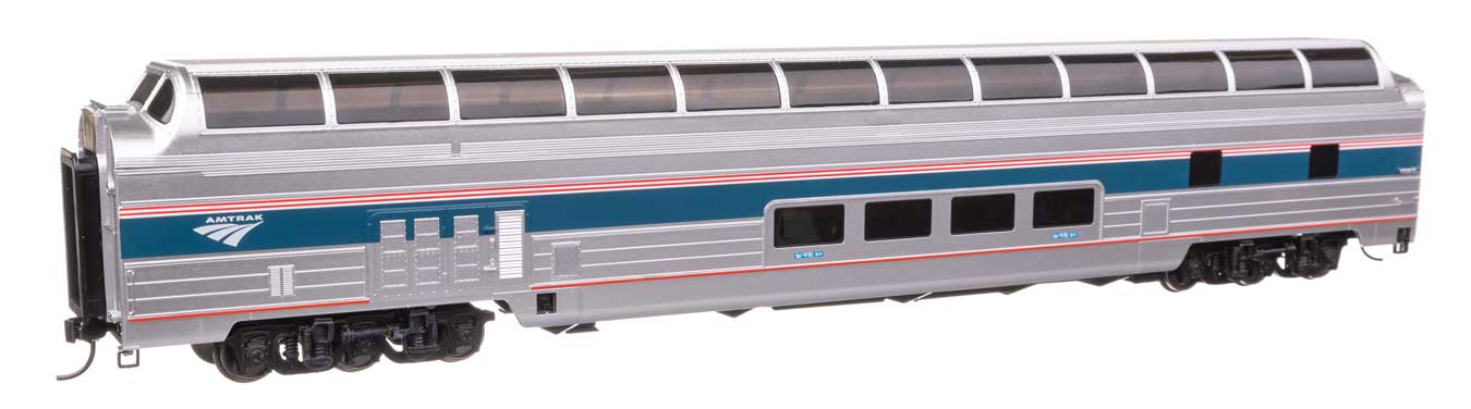 WalthersProto HO 920-13604 85' Budd Great Dome Amtrak Ph VI w/Decal