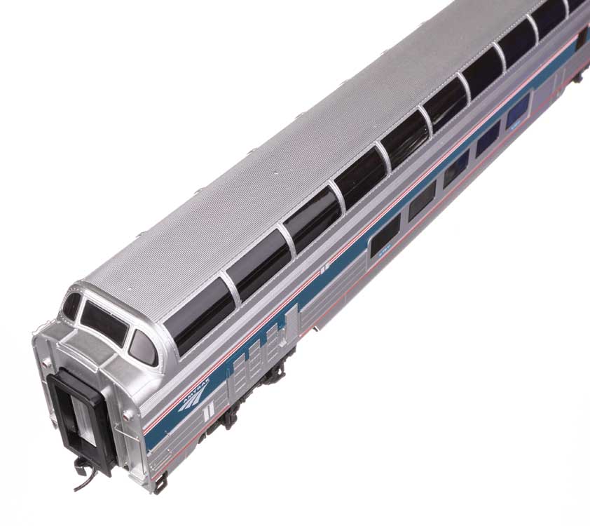WalthersProto HO 920-13604 85' Budd Great Dome Amtrak Ph VI w/Decal