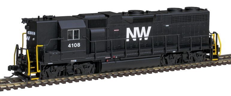 Atlas Master Gold Series N 40005634 DCC/ESU Loksound V5 Equipped EMD GP38 Locomotive Norfolk & Western NW #4108