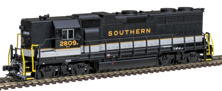 Atlas Master Gold Series N 40005637 DCC&frasl;ESU Loksound V5 Equipped EMD GP38  Locomotive Southern Railway SOU #2804