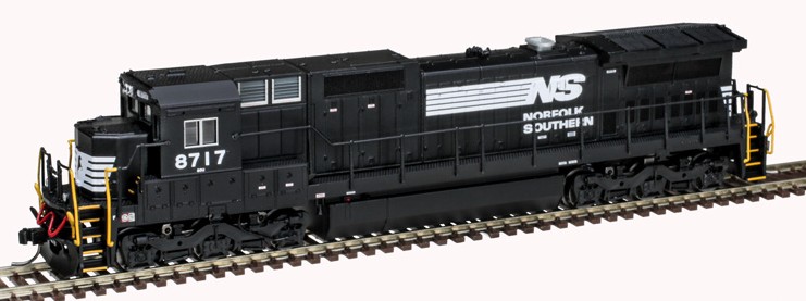 Atlas Master Silver Series N 40005658 DCC Ready GE Dash 8-40C Locomotive w/ F/R Ditch Lights Norfolk Southern NS #8705