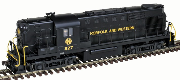 Atlas Classic Silver Series HO 10004527 DCC Ready Alco RS11 Locomotive Norfolk & Western N&W #327
