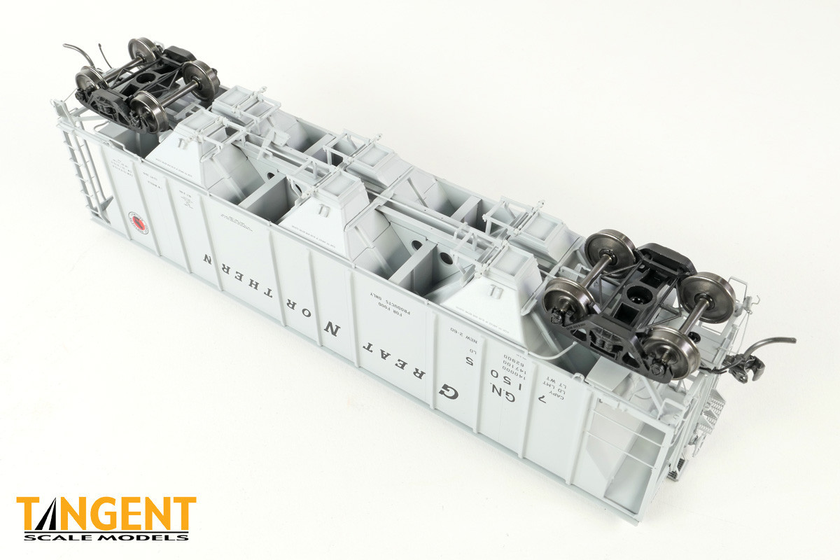 Tangent Scale Models HO 35011-03 PS-2 3215CuFt Covered Hopper Great Northern 'Delivery Gray 2-1960' GN #71507