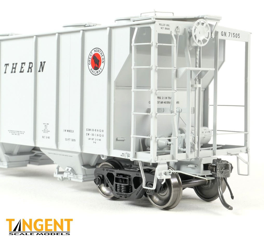 Tangent Scale Models HO 35011-05 PS-2 3215CuFt Covered Hopper Great Northern 'Delivery Gray 2-1960' GN #71520