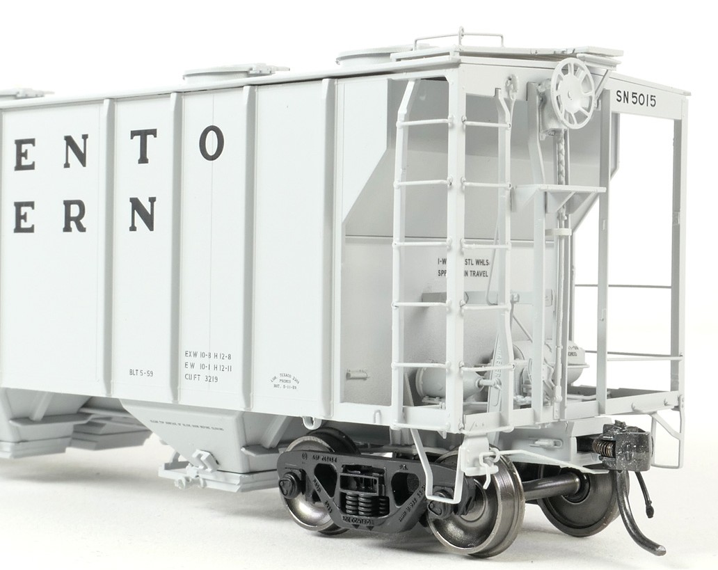 Tangent Scale Models HO 35014-01 PS-2 3215CuFt Covered Hopper Sacramento Northern 'Delivery Gray 5-1959' SN #5011