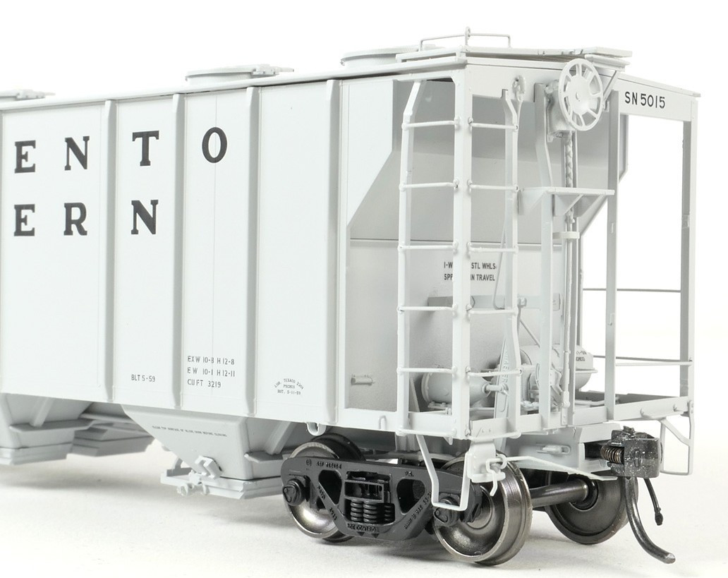 Tangent Scale Models HO 35014-05 PS-2 3215CuFt Covered Hopper Sacramento Northern 'Delivery Gray 5-1959' SN #5018