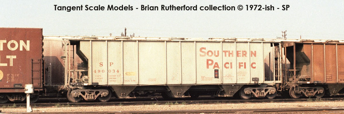 Tangent Scale Models HO 35015-07 PS-2 3215CuFt Covered Hopper Southern Pacific 'Delivery Gray H-100-1 9-1959' SP #490062