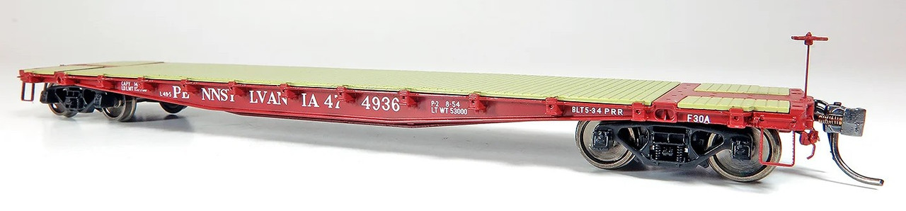 Rapido Trains Inc HO 138011A F30A 50' Flat Car Pennsylvania RR 'Delivery' PRR - Single Car #2