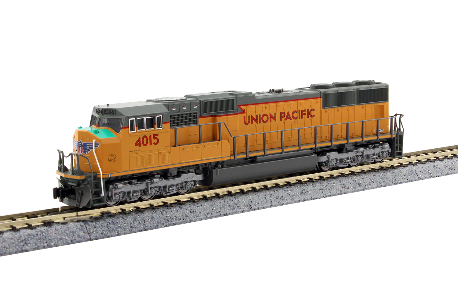 Kato N 176-4015 DCC Ready EMD SD70M w/Flat Radiators Union Pacific