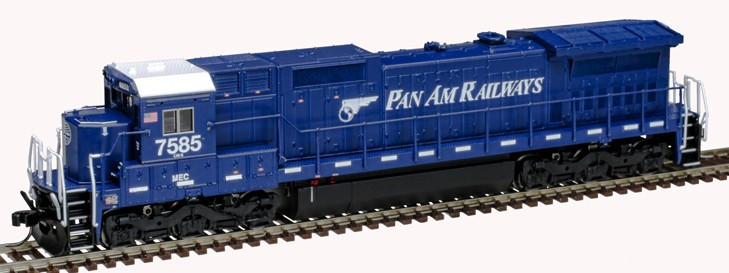 Atlas Master Gold Series N 40005681 DCC/ESU LokSound V5 Equipped GE Dash 8-40C Locomotive w/ Front D/L Pan Am Railways MEC #7585