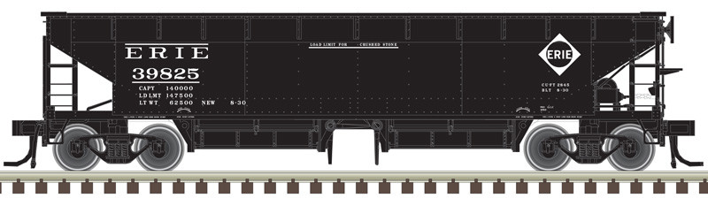 Atlas Master HO 20006803 70-Ton Hart Ballast Car Erie #39837