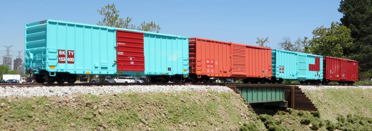Rapido Trains Inc HO 198005 PC&F 5241cuft Boxcar Olympic Railroad Co OLYR Set #1 6-Pack