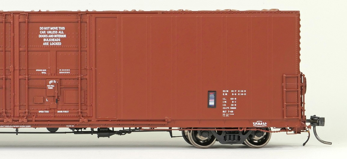 Tangent Scale Models HO 34015-02 Thrall 5,880CuFt 60′ Double Plug Door Box Car Canadian Pacific 'Original 7-1969' CPAA #205055