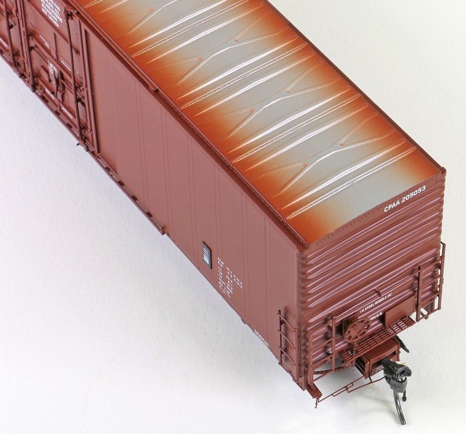 Tangent Scale Models HO 34015-02 Thrall 5,880CuFt 60′ Double Plug Door Box Car Canadian Pacific 'Original 7-1969' CPAA #205055