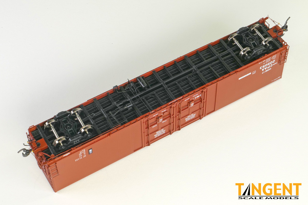 Tangent Scale Models HO 34015-04 Thrall 5,880CuFt 60′ Double Plug Door Box Car Canadian Pacific 'Original 7-1969' CPAA #205058