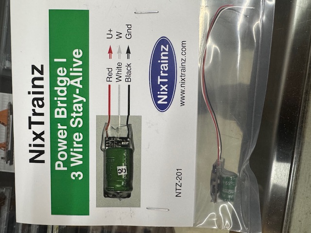 NixTrainz HO NTZ201 Power Bridge I - 3 Wire Stay-Alive