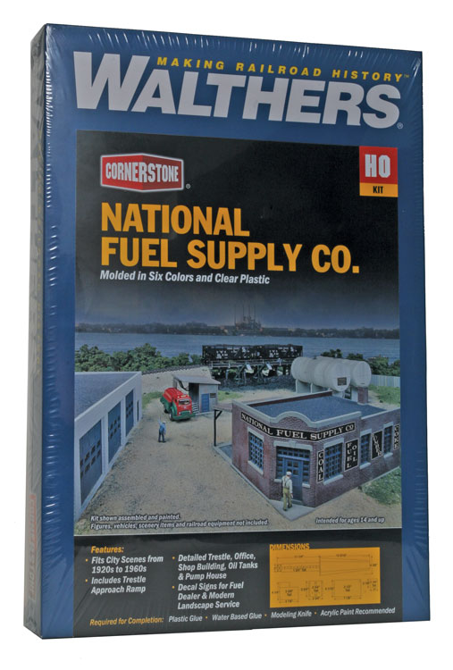 Walthers Cornerstone HO 933-4045 National Fuel Supply Co. - Kit
