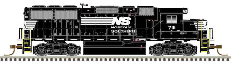 Atlas Master Gold Series N 40004926 DCC/ESU LokSound Select Equipped EMD GP60 Locomotive Norfolk Southern NS #7111