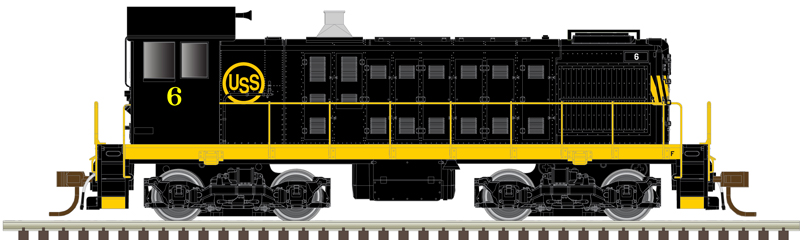 Atlas Master Silver Series N 40005708 DCC Ready Alco S-2 Locomotive US Steel #5