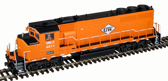 Atlas Master Gold Series HO 10004412 DCC/ESU LokSound Select Equipped GMD GP40-2W Locomotive Great Western 'Omnitrax' OMLX #4011