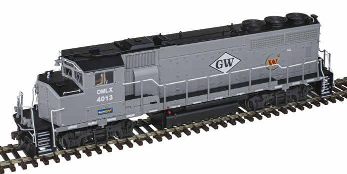 Atlas Master Gold Series HO 10004413 DCC/ESU LokSound Select Equipped GMD GP40-2W Locomotive Great Western 'Omnitrax' OMLX #4013