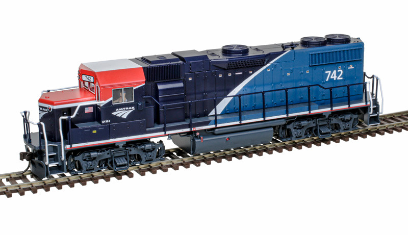 Atlas Trainman Silver HO 10004552 DCC Ready GP38-2 Locomotive